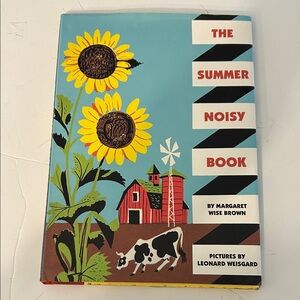 The Summer Noisy Book Children's Hardcover book Margaret wise brown 1993 edition